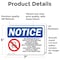 Signmission No Lifeguard On Duty Swim At Sign With Symbol, 7 in W x Rectangle, Vinyl Decal OS-2PACK-NS-D-57-L-14680 - alternate 4